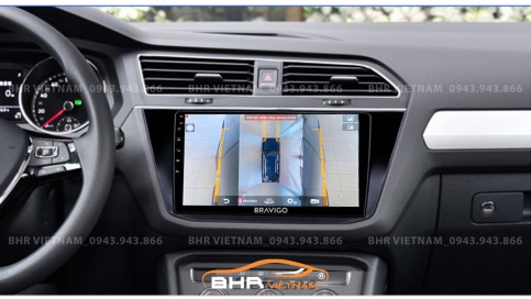 Màn hình DVD Android liền camera 360 xe Volkswagen Tiguan 20197 - nay | Bravigo Ultimate (6G+128G)  